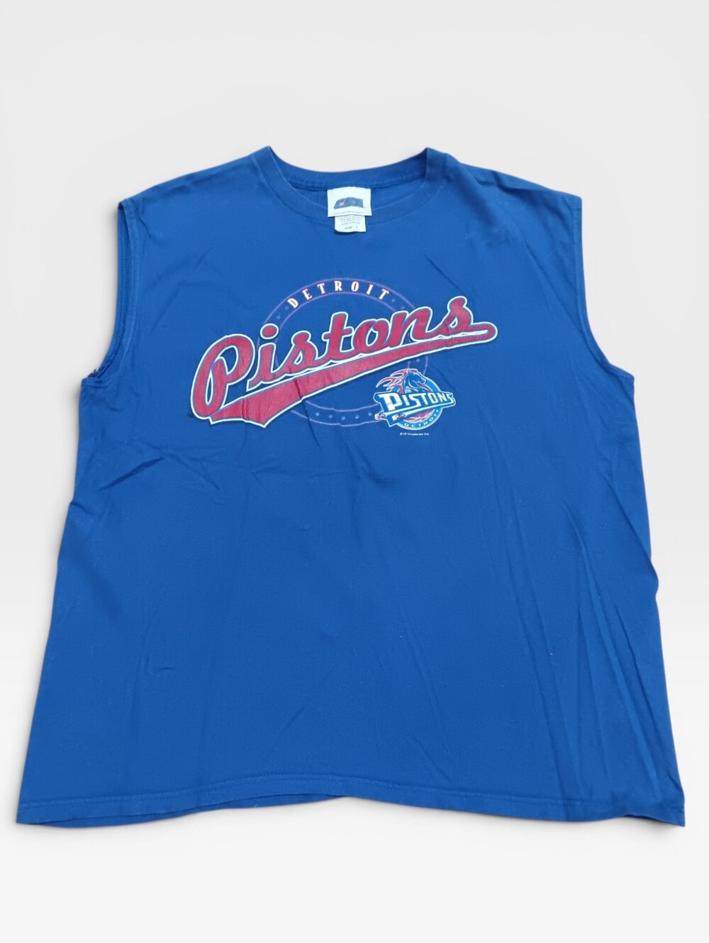 Vintage CSA Detroit Pistons Crewneck Tank Top Size L